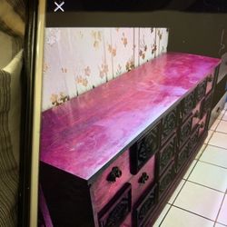 ☘️BEAUTIFUL BEDROOM SET: QUEEN SIZE BED, DRESSER/6 DRAWER , CHEST/5 DRAWER, NIGHTSTAND☘️