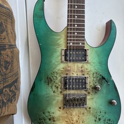 Ibanez RG Series RG421PB Electric Guitar Caribbean Shoreline Flat