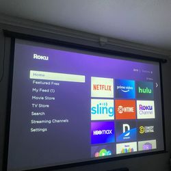 112” Motorized Retractable Projector Screen