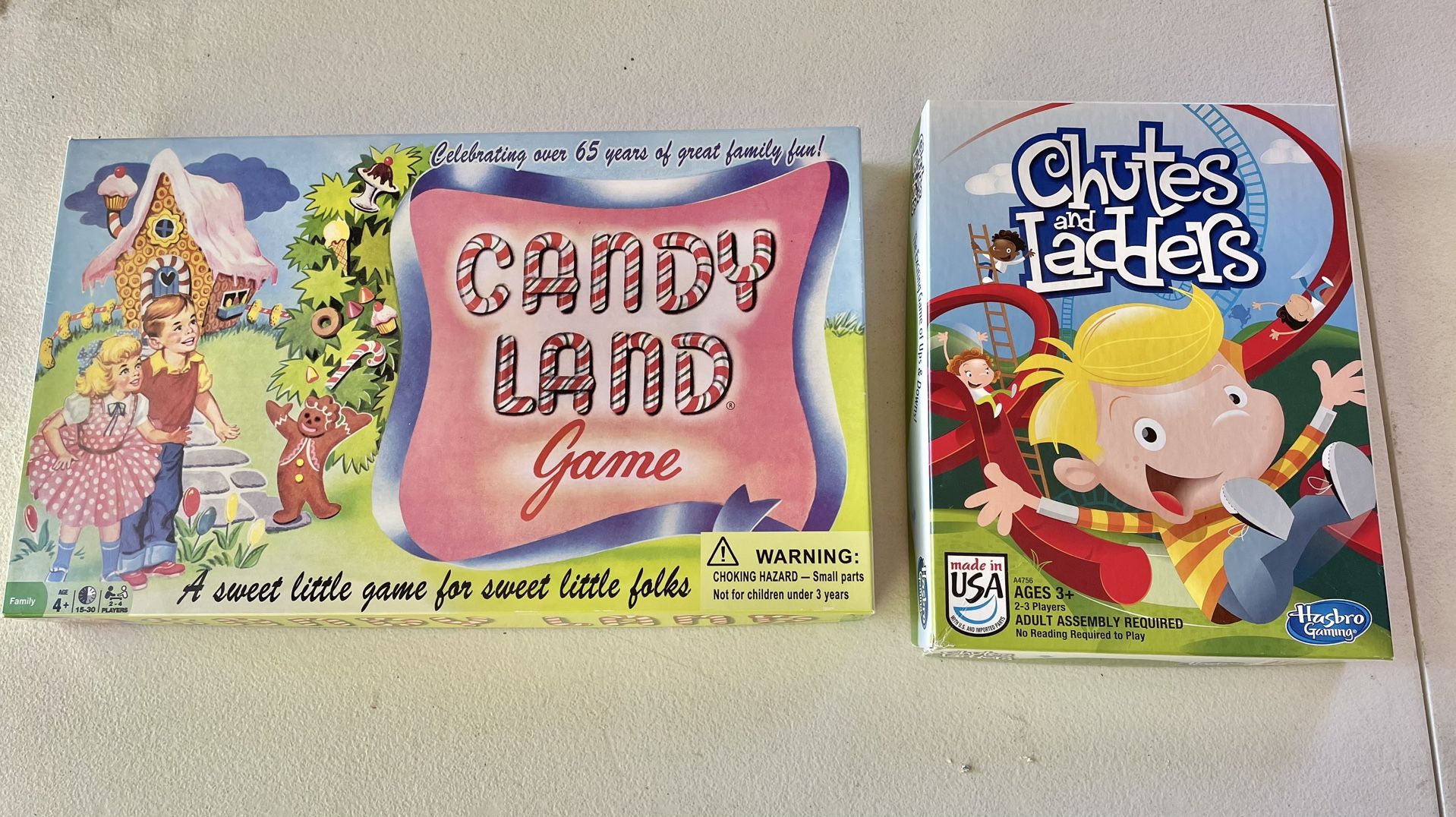 Chutes & Ladders and Candy Land - Classic Board Games