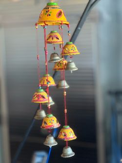 Handcrafted wind chime (India)