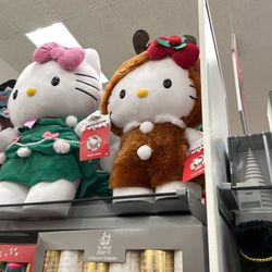 Hello kitty Christmas Greeters