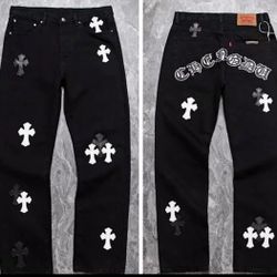 chrome hearts jeans
