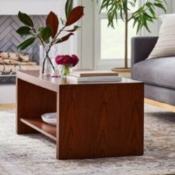 Brand New Threshold Wood Coffee Table 