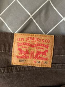 Levi Brown 505 Jeans