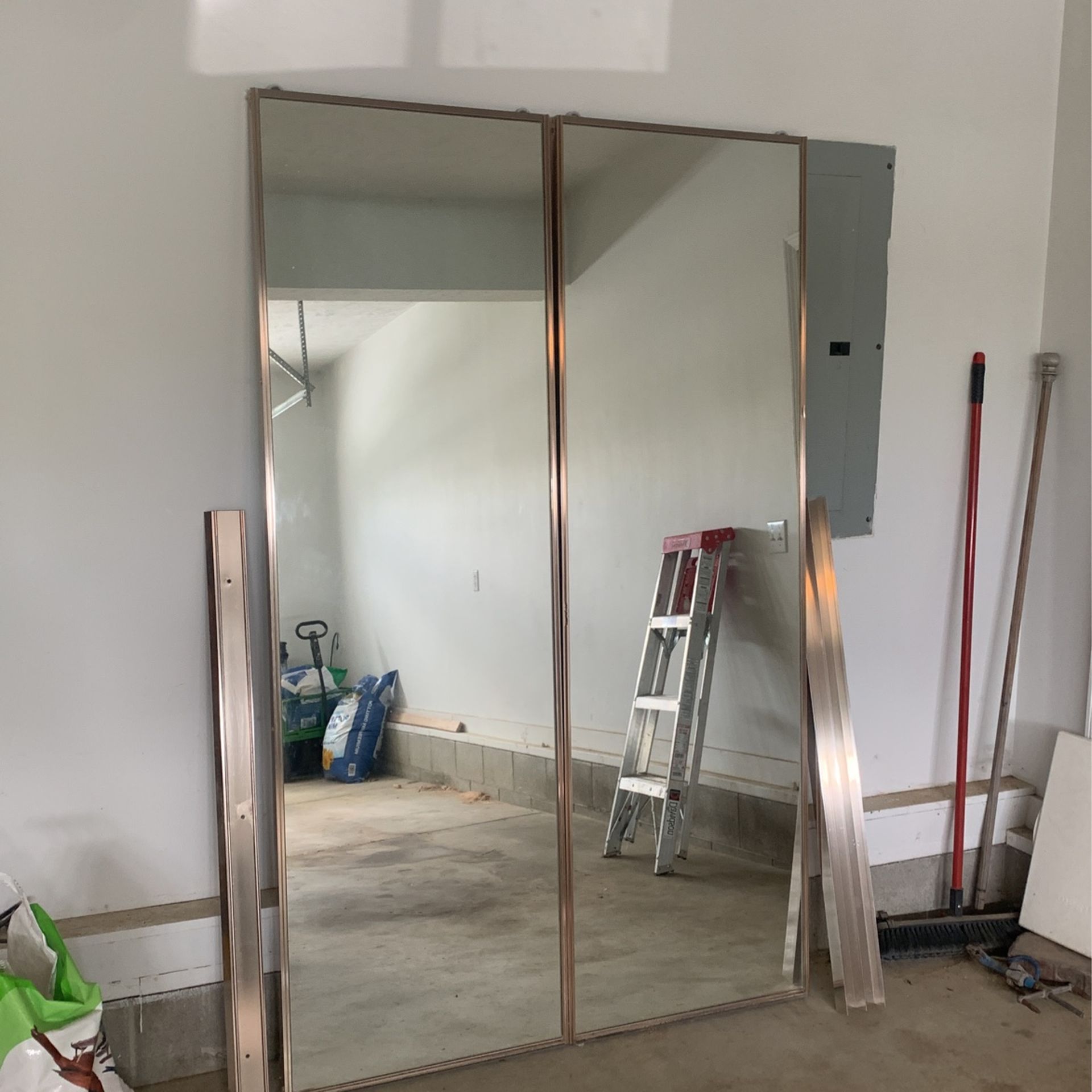 Mirrored Closet Doors