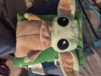 Brand new baby Yoda pillow