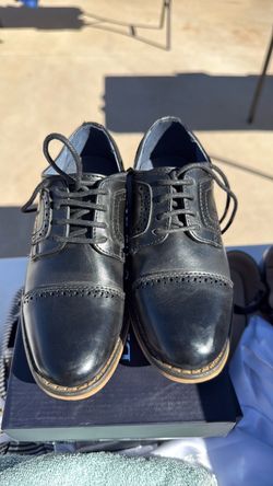 Boys black dress shoes