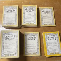 National Geographic 1910, 1920, 1930, 1940, Price Reduced