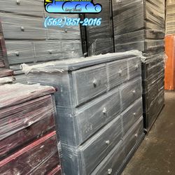 Nine Drawer Grey Pinewood Chest Dresser Cajonera Comoda 