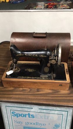 Antique Singer Motorized Electric Sewing Machine Vintage w/ Case 💵 CASH ONLY 💵