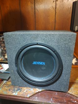 Jensen Subwoofer in  Box with amp