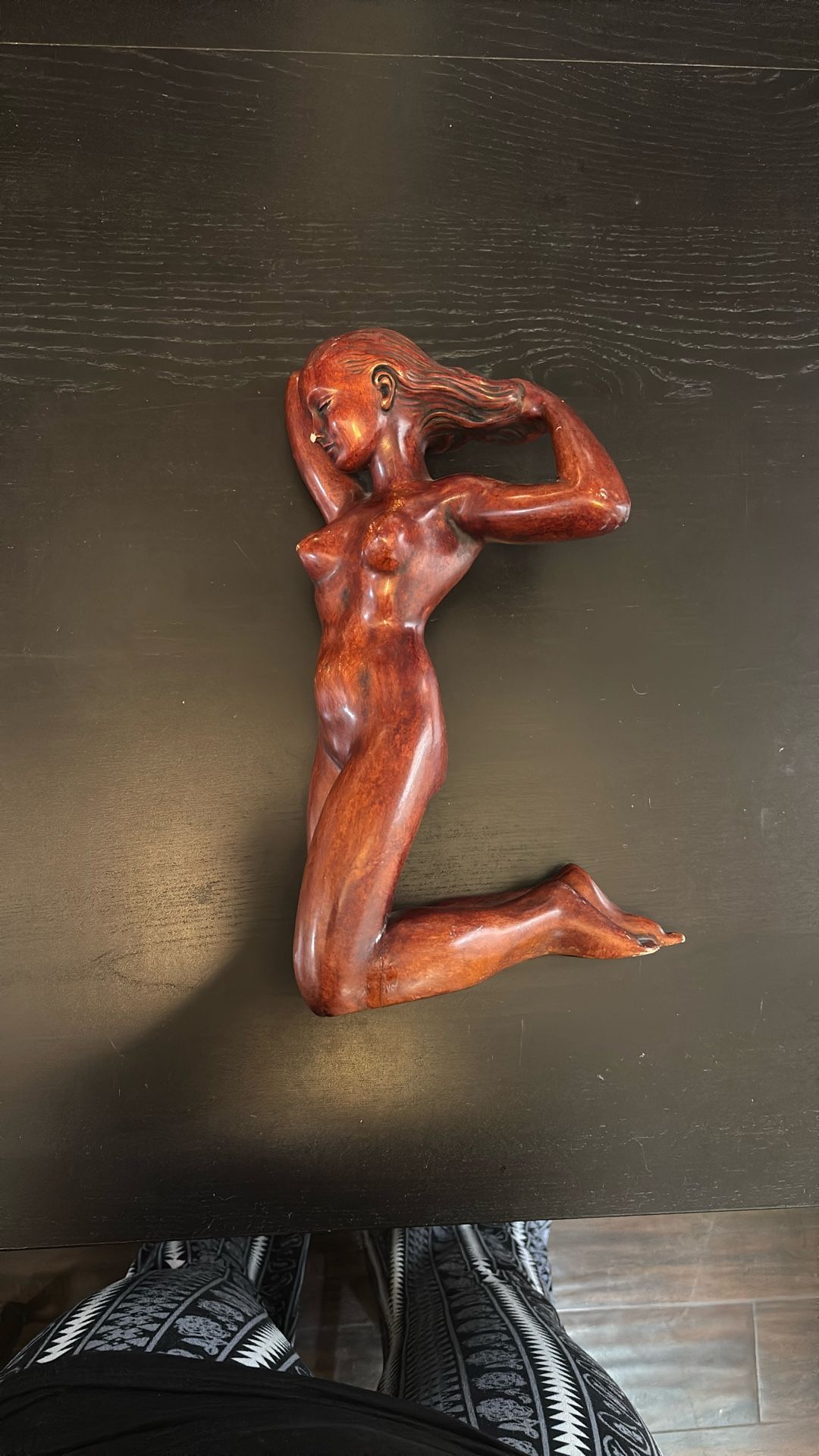 vintage Achatit Handarbeit nude sculpture