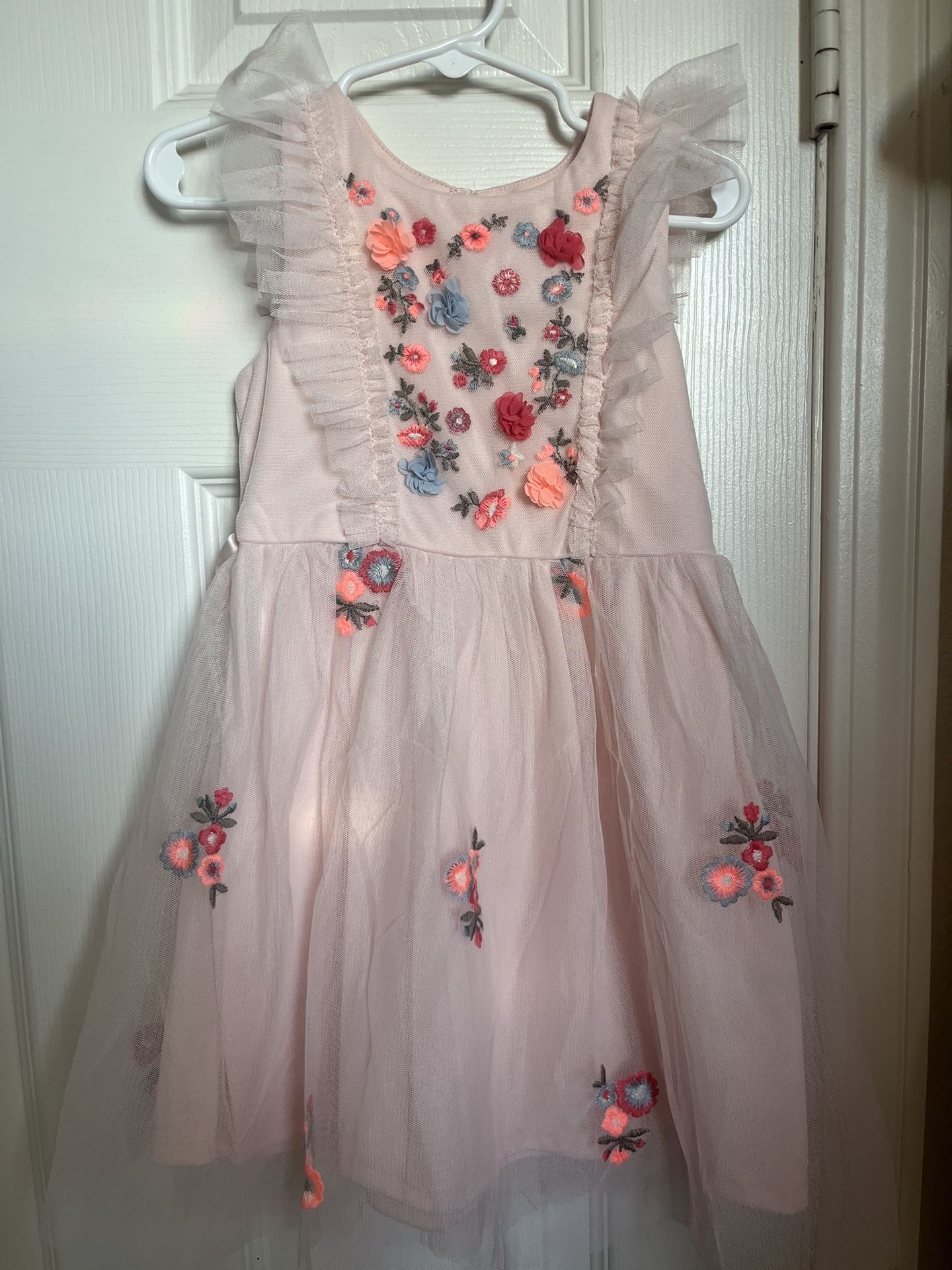 Size 4T Pink Floral Dress