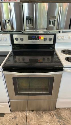Whirlpool GlassTop Stove Stainless