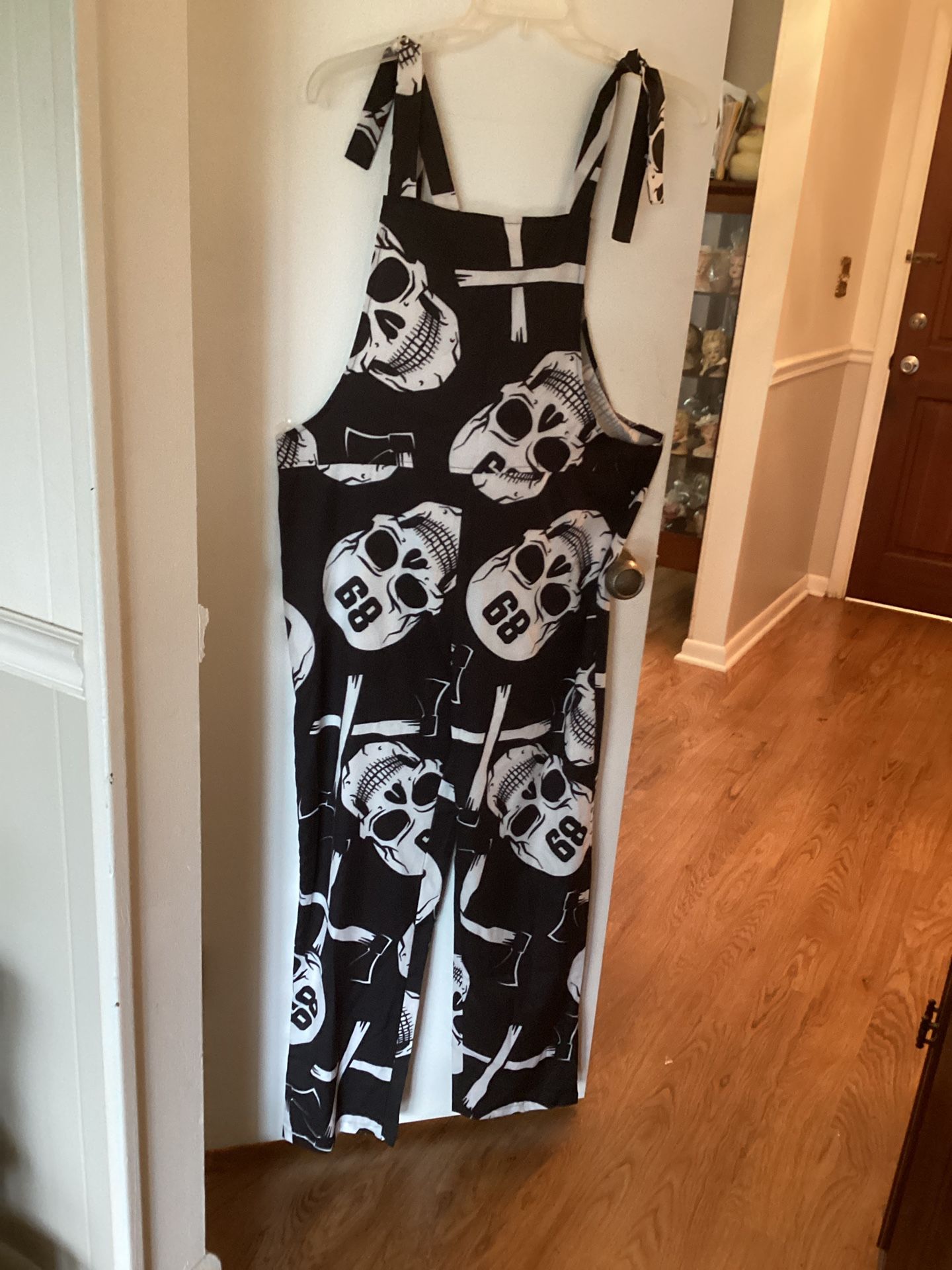 Halloween Skull Jumpsuit/ Romper