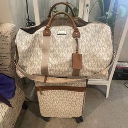 Michael Kors Suitcase And Duffel Bag 