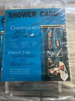 Shower Caddy Clear Vinyl Hanging Organizer