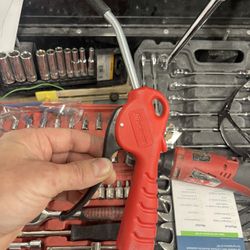 Snap-on Tools RED 4" Air Blow Gun Handle AT4101 RED HANDLE