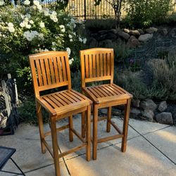 Ventana Teak Bar stools