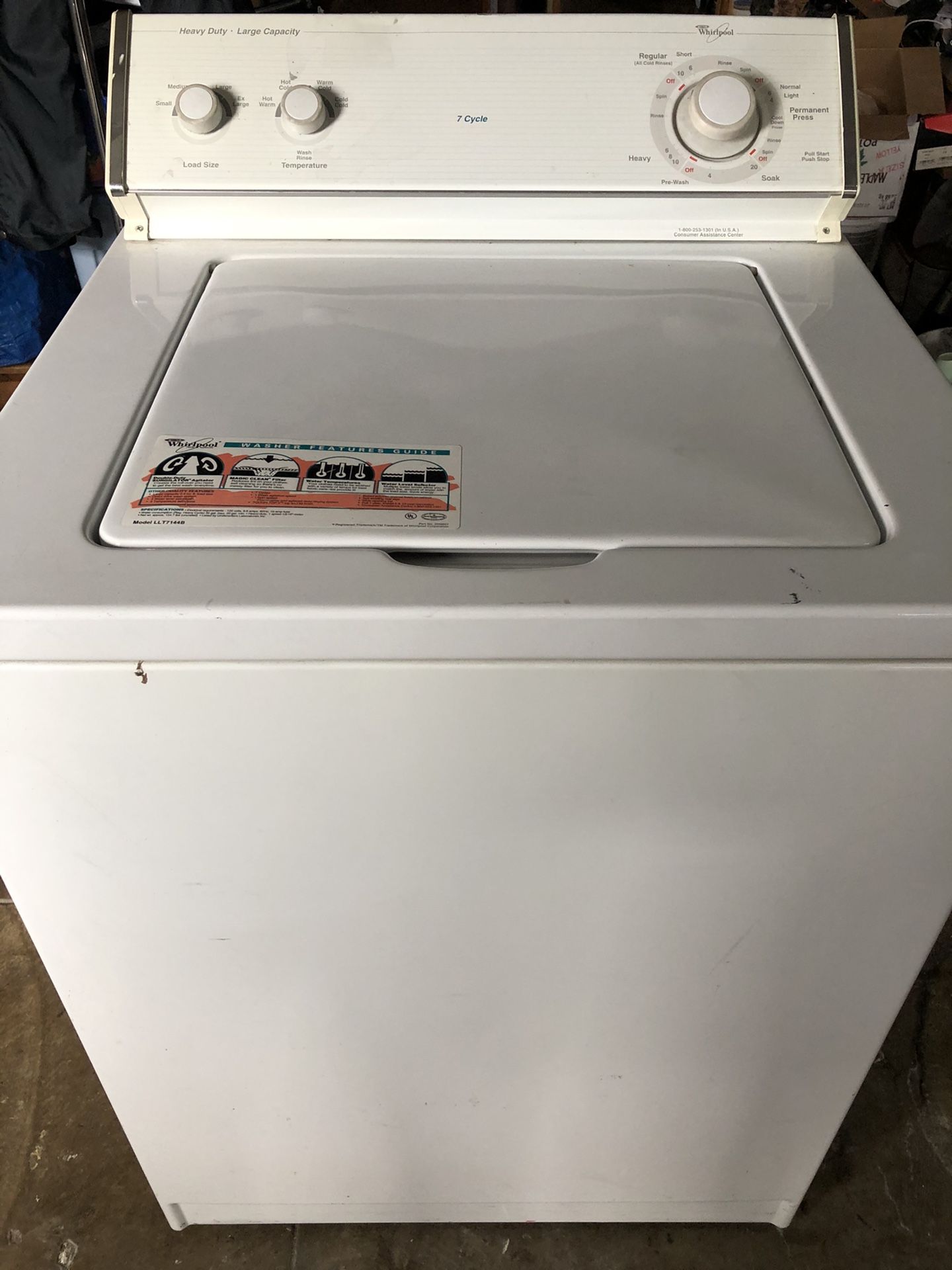 Whirlpool Washer