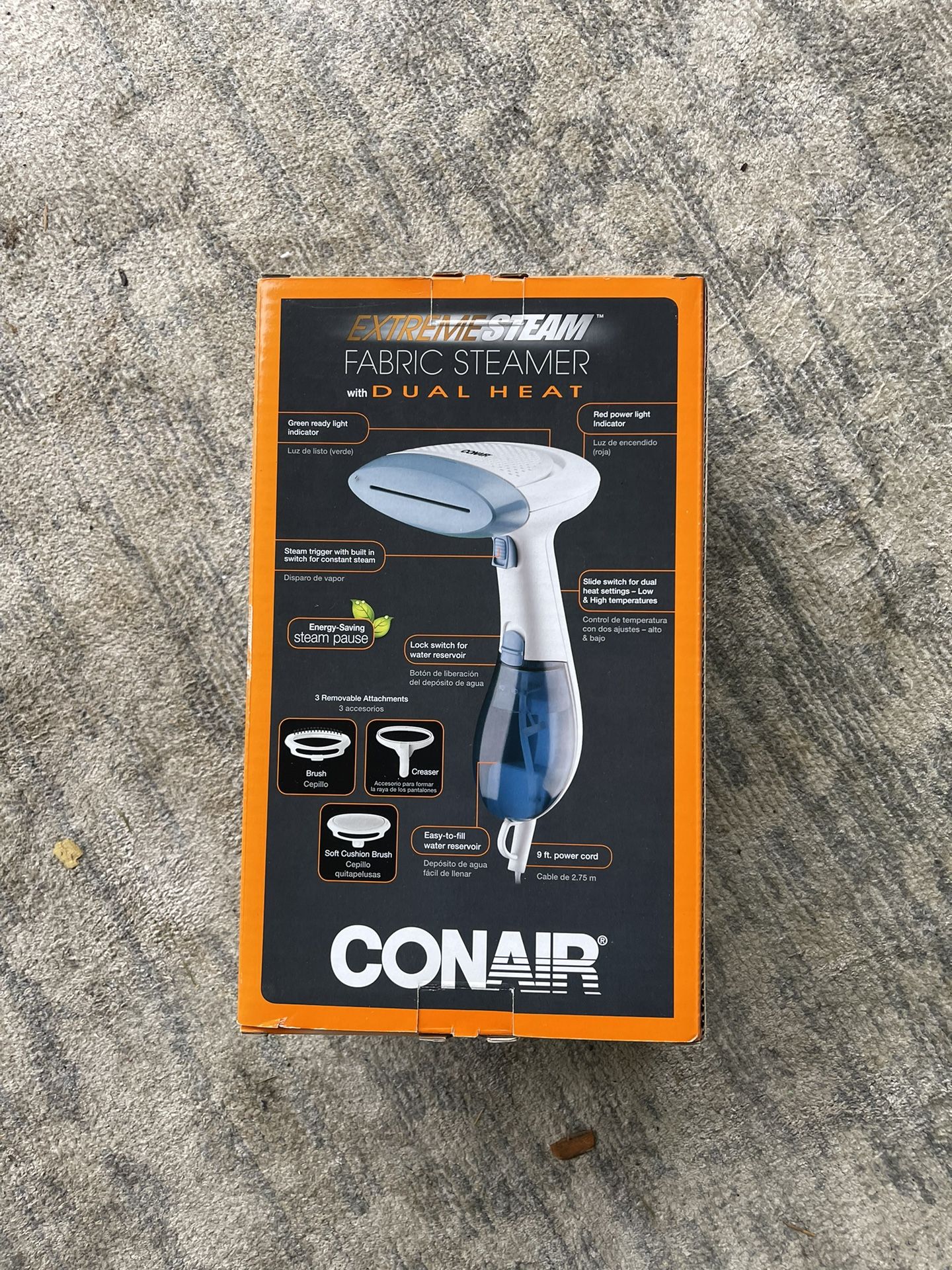 Extreme STEAM FABRIC STEAMER with DUAL HEAT