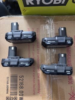 Ryobi 18V 2.0 Batteries each