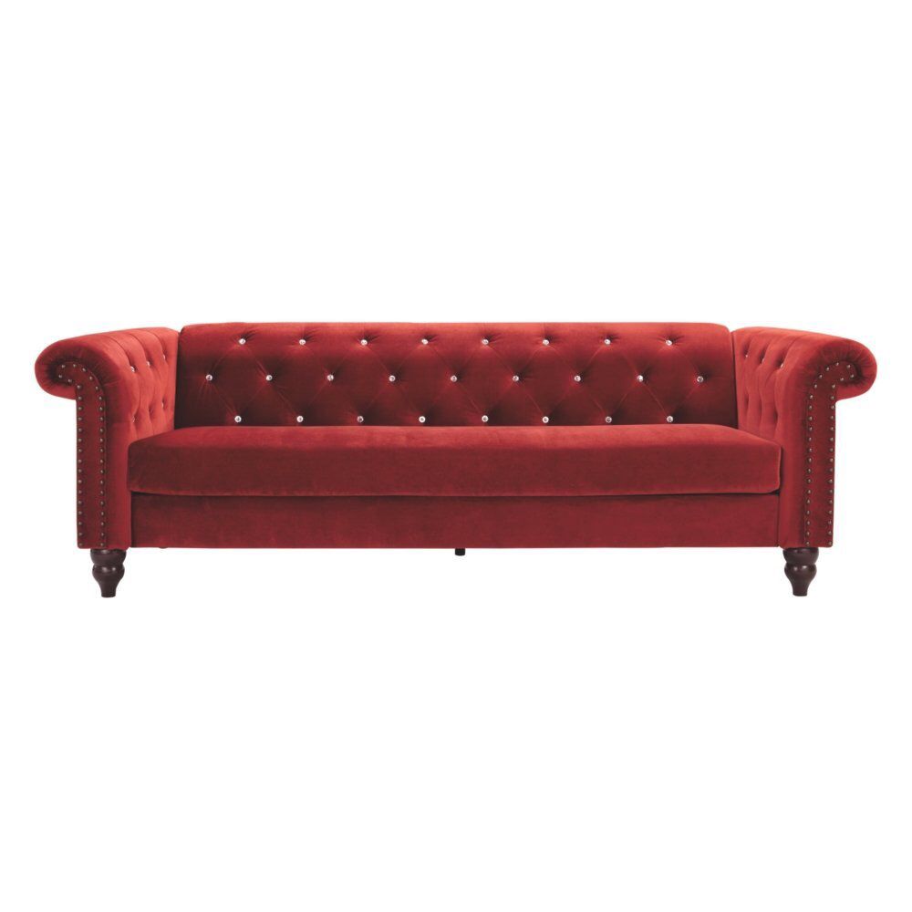 Ashley Furniture Signature Design - Malchin Casual Upholstered Sofa with Faux Crystal Button Tufting Sofa