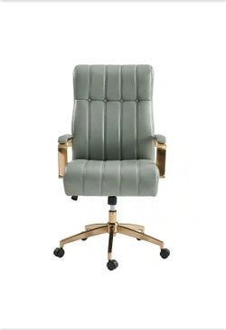 Brand New Jayden Creation Executive Office Chair (Sage Green / Gold)