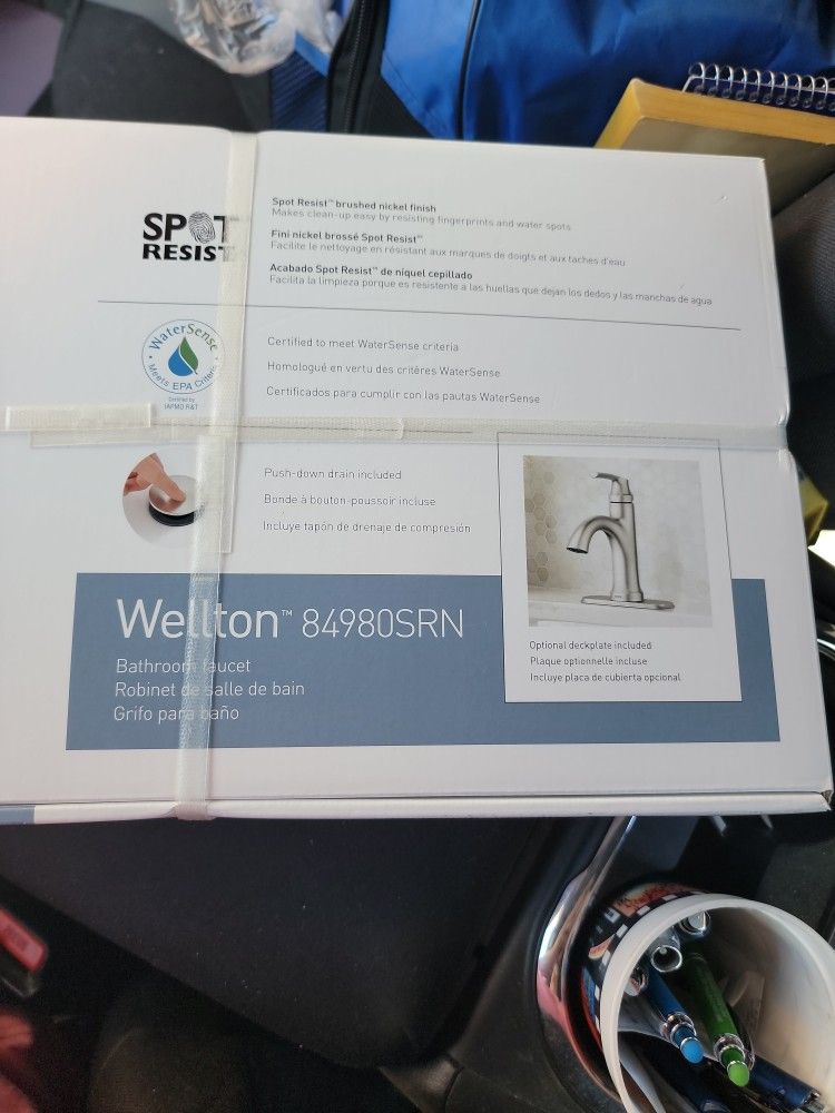 Moen Wellton 84980SRN Spot Restst Brushed Nickel Finish