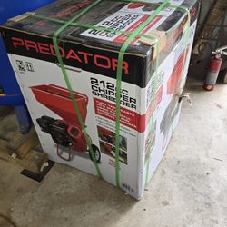 Predator 212cc chipper/shredder.