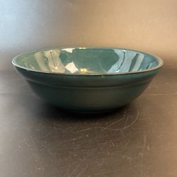 Vtg Denby Greenwich Large Fruit Salad Serving Bowl 11" Stoneware England 1990's