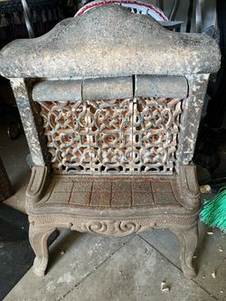 Antique Gas Fireplace