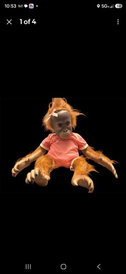 Ashton Drake Annabelle's Hugs So Truly Real Lifelike Baby Monkey Doll VGC, see 3 pics