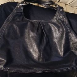 Coach LARGE LEATHER BAG W WALLET 