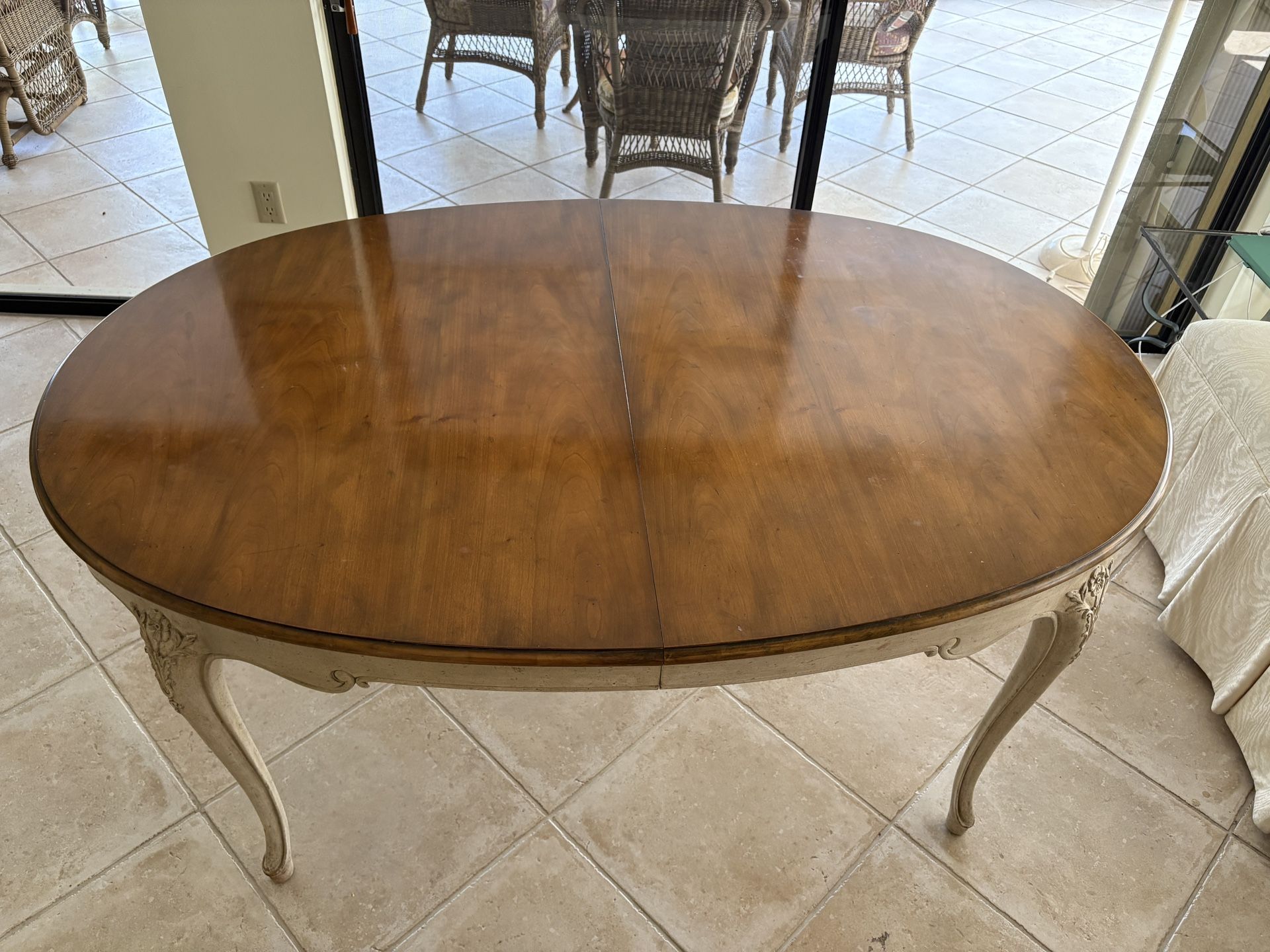 Vintage Baker Solid Wood Dining Table