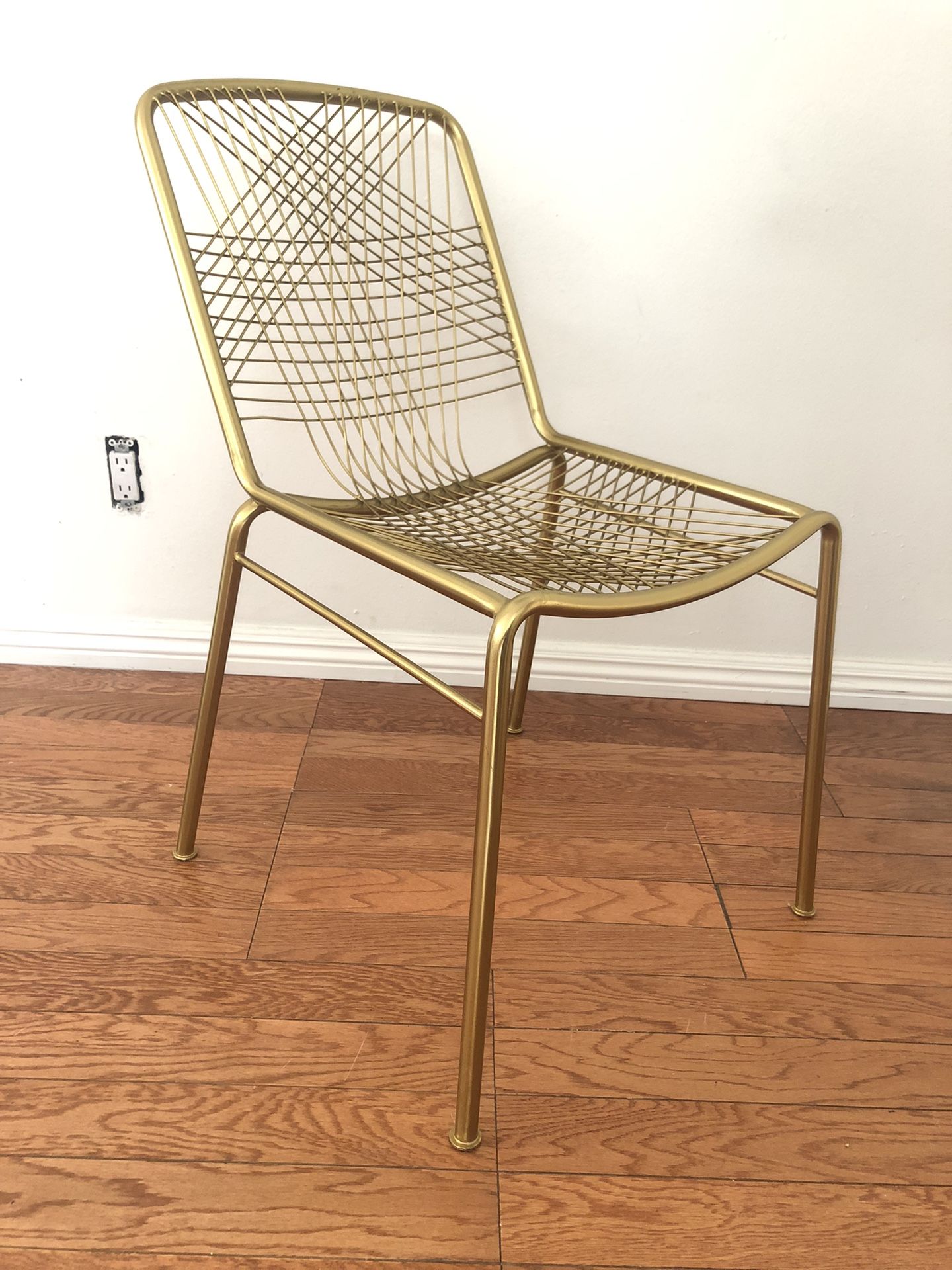 Cb2 Alpha Brass Chairs
