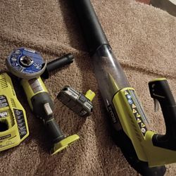 Ryobi 4 Piece Set