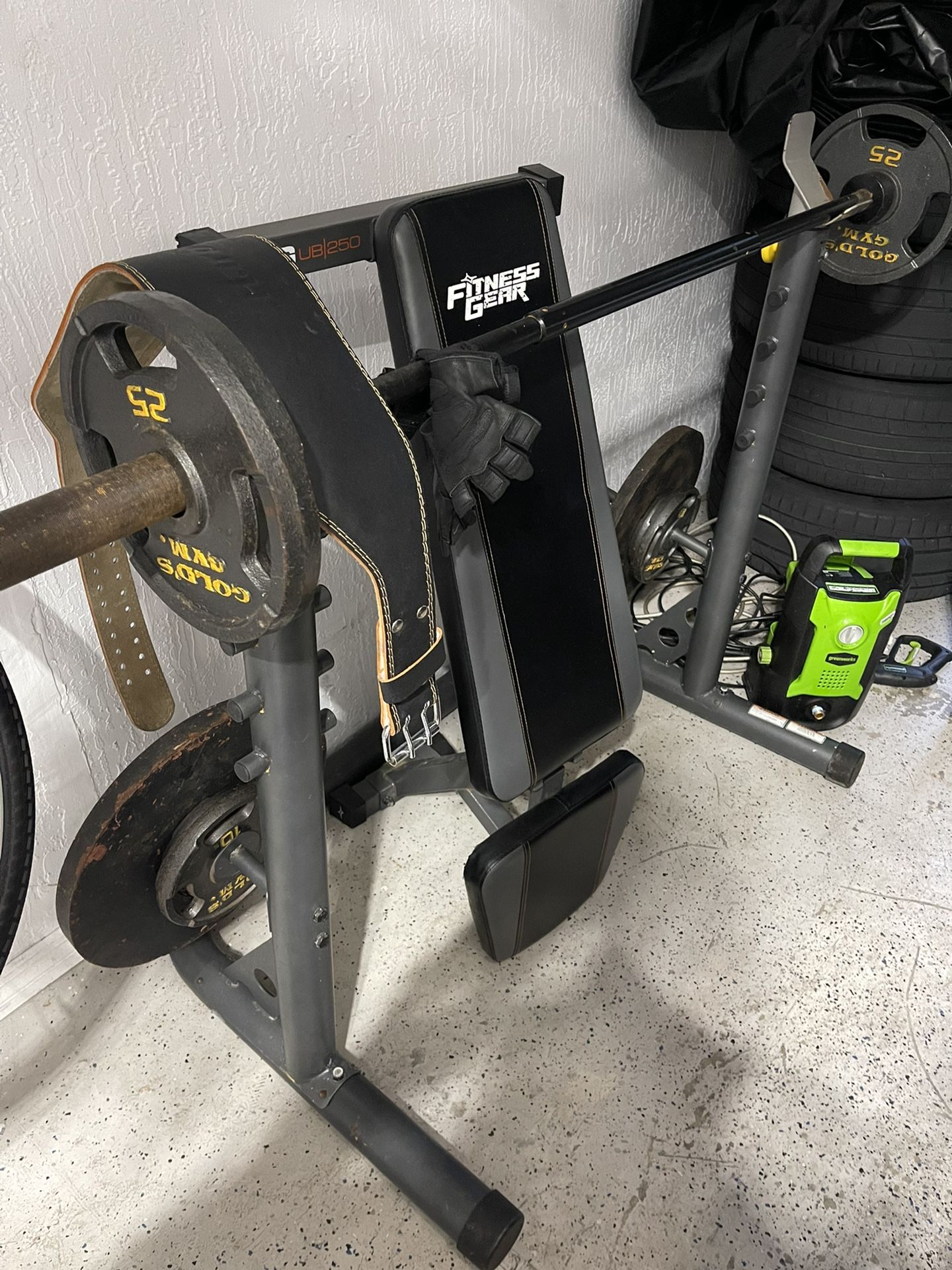 Olympic weight bench 