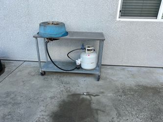 Mini table with wok burner / propane