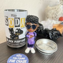 CHASE LIMITED EDITION Black Panther Shuri in Bike Suit Funko Soda Marvel MCU LE