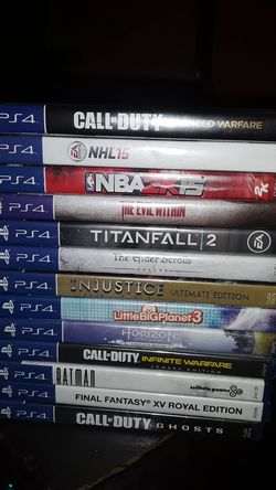 Ps4 games en buenas condiciones