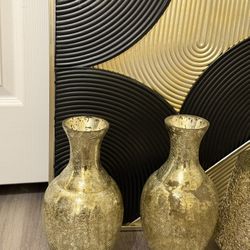 Mosaic Texture  Glass Votive Candle Holders/Vase
