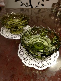 Vintage Fenton Glass Candle Holders