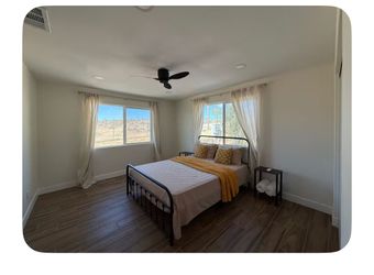 Queen bed with mattress