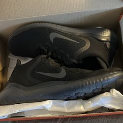 Nike Free RN 2018 Black/Anthracite Mens Size 10.5 Running Shoes Sneakers