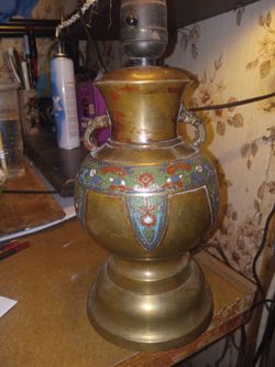 Late 19th Century Japanese Lamp