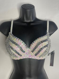 White And Silver Bustier