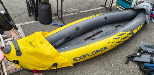 Kayak and climbing gear