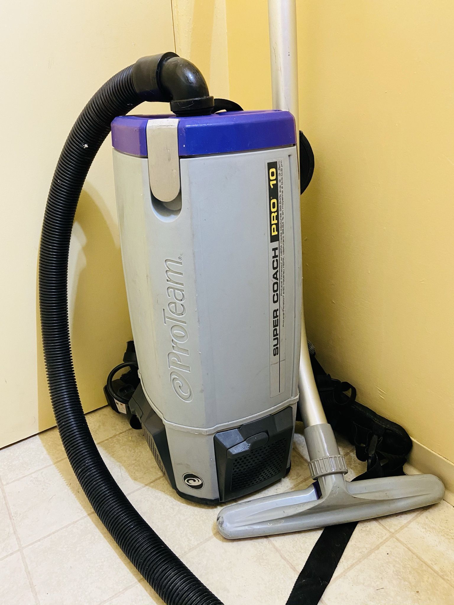 Proteam Pro 10 Backpack Vacuum Cleaner